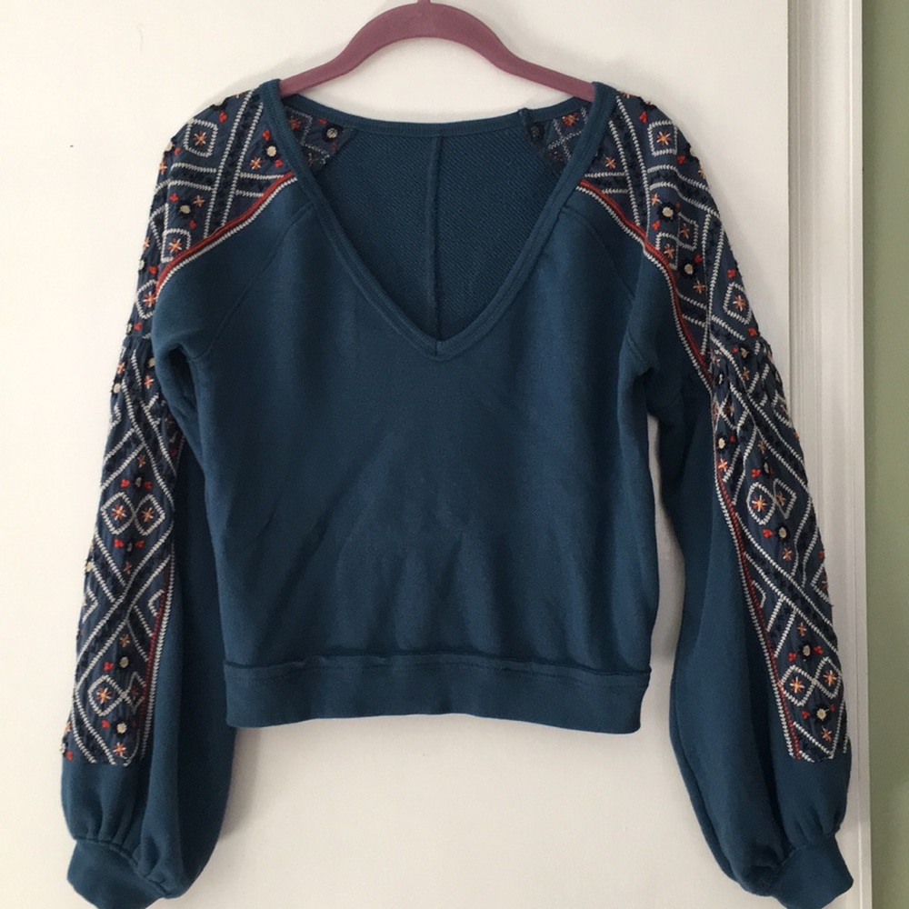 Boho Chic embroidered crop